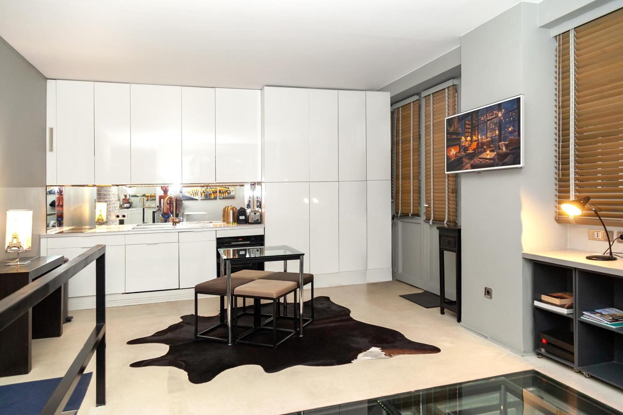 Loft Atypique Avec Terrasse, Calme Et Cosy Lägenhet Paris Exteriör bild