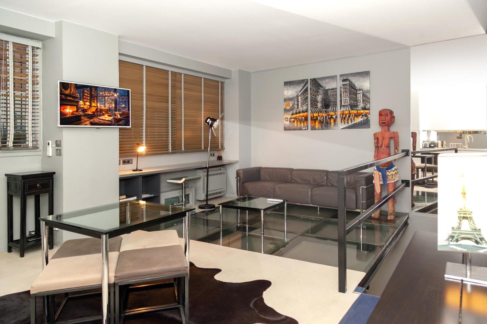 Loft Atypique Avec Terrasse, Calme Et Cosy Lägenhet Paris Exteriör bild